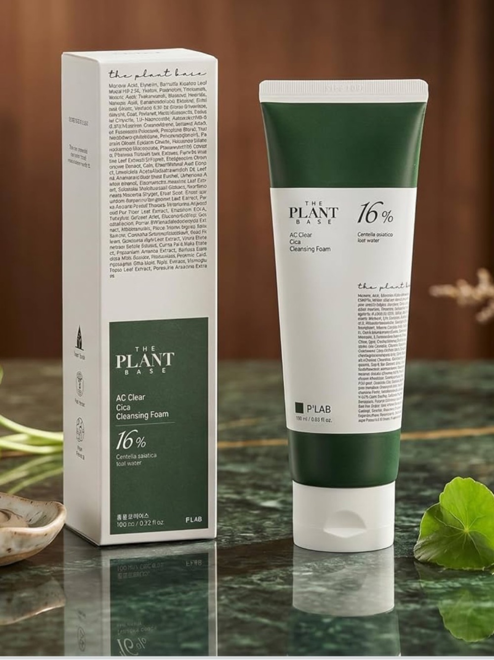 THE PLANT BASE AC Clear Cica Cleansing Foam KBeauty Korean Skincare New In Box